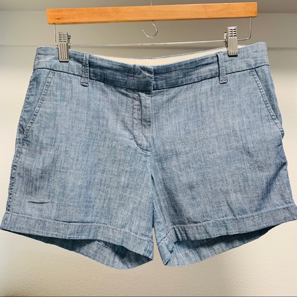 J.crew chambray jean short